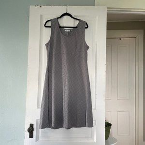 Habitat Textured Crinkle Crepe Dress- Gray XL